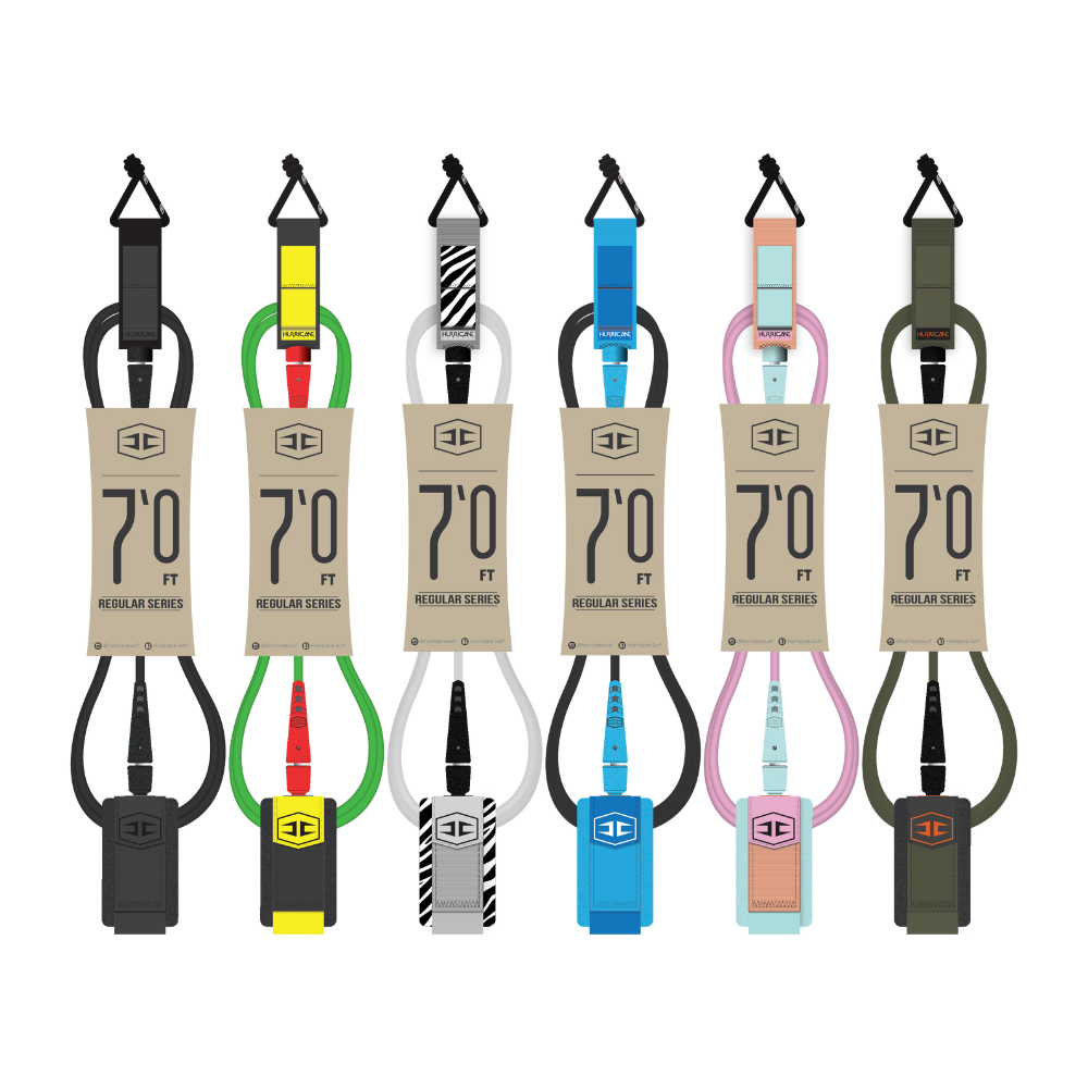 Hurricane Surfboard Leash - Regular Series 7mm